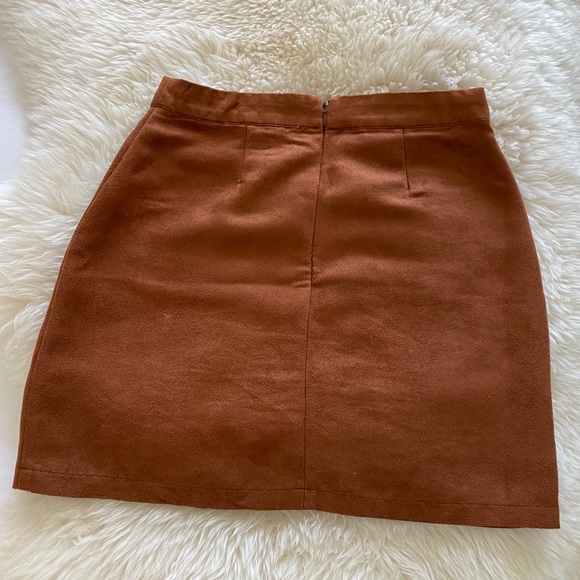 Faux Suede Skirt - Picture 2 of 2